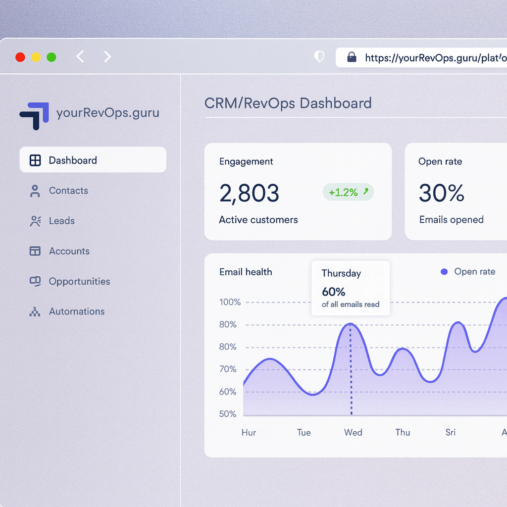 yourRevOps.guru - CRM or RevOps Dashboard Image