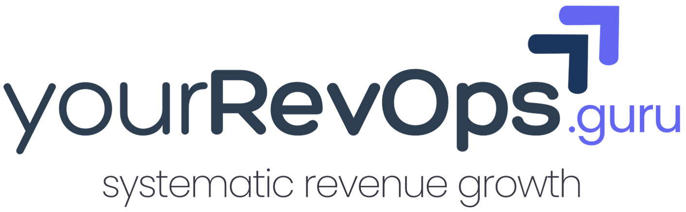 yourRevOps.guru Logo with Tagline - Large Transparent for Website Menu